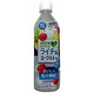 サントリーフーズ ＧＲＥＥＮ　ＤＡＫＡＲＡ塩ライチ＆ヨーグルト ４９０ｍｌ